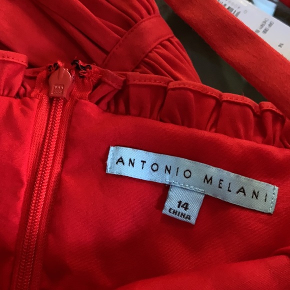 Antonio Melani Taylor Stretch Cotton Sateen Peplum Waist Dress. - Picture 13 of 13